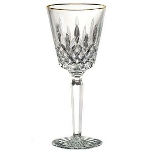 Waterford Lismore Tall Gold Goblet